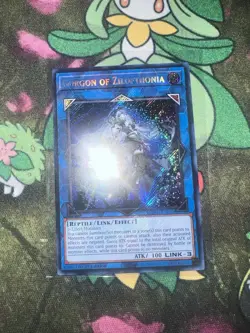 Yugioh! Gorgon of Zilofthonia DUAD-EN050 Secret Rare 1st Ed NM - Image 1