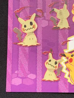 Mimikyu & Pikachu Pokemon Center Limited Post Card 2020 Mega Max Japanese Rare - Image 4