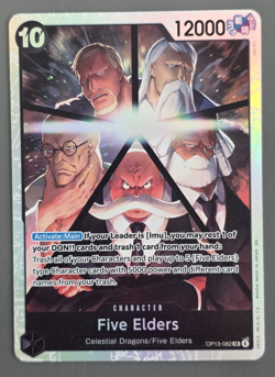 Five Elders OP13-082 SR Carrying on His Will - ONE PIECE Card Game English - Image 1