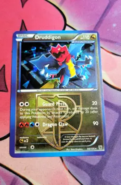 Druddigon 94/135 Cracked Ice Holo Plasma Storm Pokemon Card - Image 2