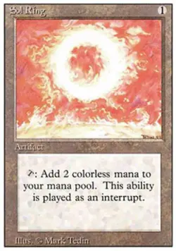 Sol Ring - Heavy Play MTG Revised - Image 1