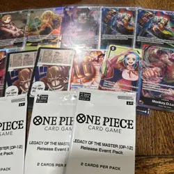 One Piece TCG 19 Card Lot (Sealed Promos/SR/don/ And More!)💥(NM)💎 - Image 5