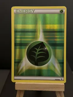 Pokemon Card Grass Energy 75/83 Generations Reverse Holo Light Play - Image 1