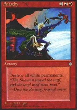 MTG magic cards 1x Anarchy Ice Age Light Play, English - Image 1