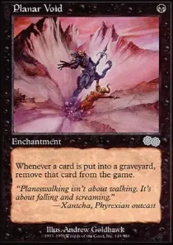 MTG magic cards 1x Planar Void Urza's Saga Light Play, English - Image 1