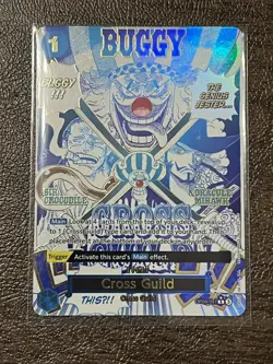 Manga Cross Guild OP09-057 Buggy ONE PIECE Card The Best vol.2 English PRB-02 - Image 1