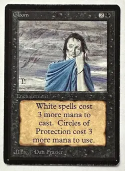 Magic the Gathering GLOOM Beta MTG - G+ - Image 3