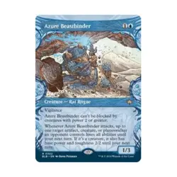 WOTC Bloomburrow Azure Beastbinder (Showcase) (R) (Foil) NM - Image 1