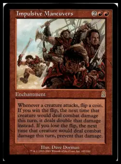 Impulsive Maneuvers Odyssey Magic the Gathering MTG Lightly played - Image 1