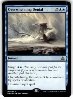 Overwhelming Denial Oath of the Gatewatch Regular MTG - Image 1