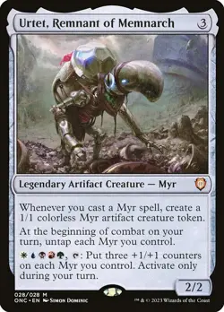 1x Urtet, Remnant of Memnarch NM Eng MTG - All Will Be One Commander - Image 1
