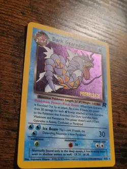 Pokemon TCG Dark Gyarados prerelease stamped 8/82 Team Rocket NM - Image 3