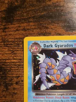 Pokemon TCG Dark Gyarados prerelease stamped 8/82 Team Rocket NM - Image 4
