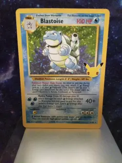 Blastoise 2/102 Holo Rare - Celebrations Classic Collection - Pokemon TCG - LP - Image 2
