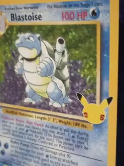 Blastoise 2/102 Holo Rare - Celebrations Classic Collection - Pokemon TCG - LP - Image 4