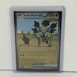 Pokemon TCG Sandy Shocks ex 250/182 Paradox Rift SIR NM - Image 3