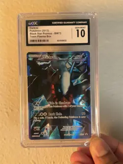 2013 POKEMON BLACK STAR PROMO DARKRAI #BW73 FULL ART CGC 10 GEM MINT TCG - Image 1