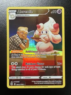 Pokemon TCG - Alcremie - Brilliant Stars TG08/TG30 Trainer Gallery Full Art Holo - Image 1