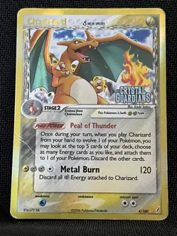 Pokemon Charizard Delta Species 4/100 - Crystal Guardians - Reverse Holo 🔥⚡ - Image 1