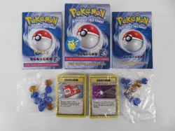 NEW 1999 Pokemon TCG Base Set Starter Deck FRENCH Version NO HOLO MACHAMP - OPEN - Image 1