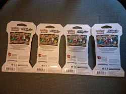 Pokemon: Sun & Moon - Team Up Sleeved Booster Packs ART SET (4 Packs) - Image 2