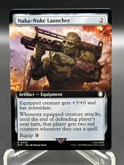 Nuka-Nuke Launcher Fallout Magic MTG Artifact CARD 1x (0434) - Image 2