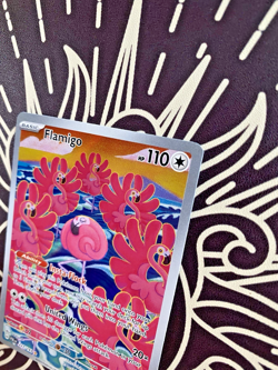 Flamigo 227/193 Illustration Rare Pokemon Card Full Art Paldea Evolved - Image 4