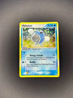 Poliwhirl EX Fire Red & Leaf Green Pokemon TCG Holo Card 46/112-MP - Image 1