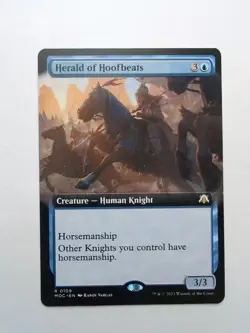 MTG Herald of Hoofbeats (MOC) March of the Machine Extended Regular Rare 109 - Image 1