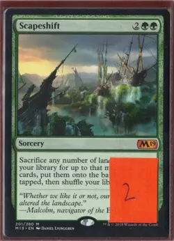 MTG Scapeshift NM M19 (2) - Image 1