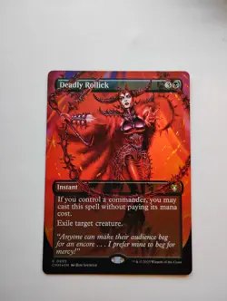 Deadly Rollick (Borderless) Commander Masters Foil - Image 1