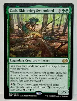 Zask, Skittering Swarmlord Jumpstart 2022 Regular NM - Image 1