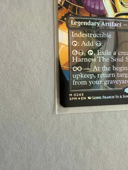 The Soul Stone (Borderless) Marvel's Spider-Man Foil MTG NM English Pack Fresh - Image 2