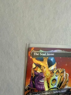 The Soul Stone (Borderless) Marvel's Spider-Man Foil MTG NM English Pack Fresh - Image 4