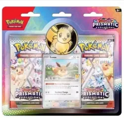 Pokemon TCG Prismatic Evolutions: 2-Pack Blister Eevee Promo + Coin [NEW/SEALED] - Image 1