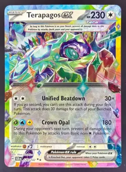 2024 Pokemon Gaming SV Stellar Crown - SCR EN Terapagos ex #128/142 - Image 1