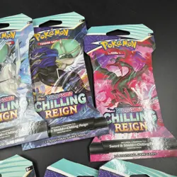 Chilling Reign Pokemon Sleeved Booster Pack x 6 Random (Not A Full Art Set) 820650808470 - Image 3