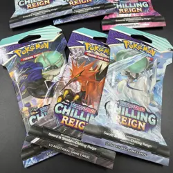 Chilling Reign Pokemon Sleeved Booster Pack x 6 Random (Not A Full Art Set) 820650808470 - Image 4