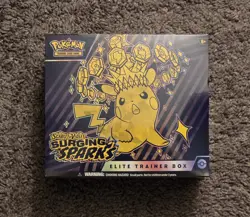 Pokemon TCG Scarlet & Violet Surging Sparks ETB Elite Trainer Box - Image 1