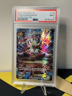 M Alakazam EX (Full Art) 118/124 Fates Collide PSA 9 MINT | Graded | Pokemon - Image 4