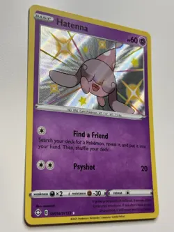 Hatenna #SV054/SV122 Shining Fates: Shiny Vault Pokemon TCG NM - Image 2