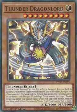 Thunder Dragonlord - ETCO-EN025 - HP - Common - 1st ed - Yugioh - Image 1
