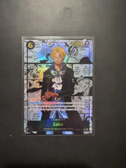 OP13-120 Sabo SEC Manga Rare (Super Alternate Art) One Piece Card Game English - Image 1