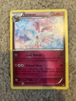 Pokemon Sylveon Card 72/111 Regular Rare, XY Furious Fists LP - Image 1