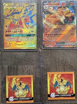 Pokemon Charizard 4 Card Lot. EX, GX, Artbox. - Image 2