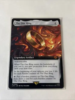 The One Ring (Extended Art) Universes Beyond: the Lord of the Rings MTG 0380 - Image 1