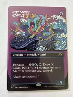 Mindspring Merfolk (Borderless) Aetherdrift Regular - Image 1