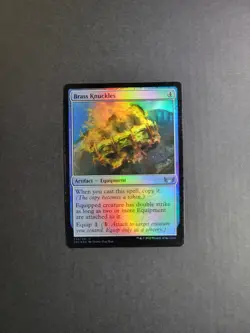 Brass Knuckles Magic The Gathering Streets Of New Capenna Foil Uncommon NM - Image 2