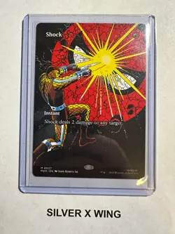 Shock Borderless x1, MTG, Marvel Universe Eternal-Legal, Spiderman, NM - Image 1