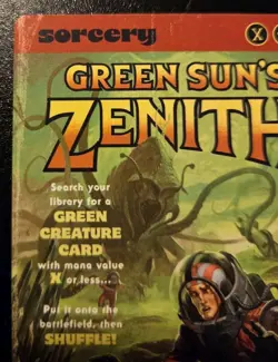 Green Sun's Zenith (Showcase) 0127 Special Guest Mythic Edge Of Eternities MTG - Image 2